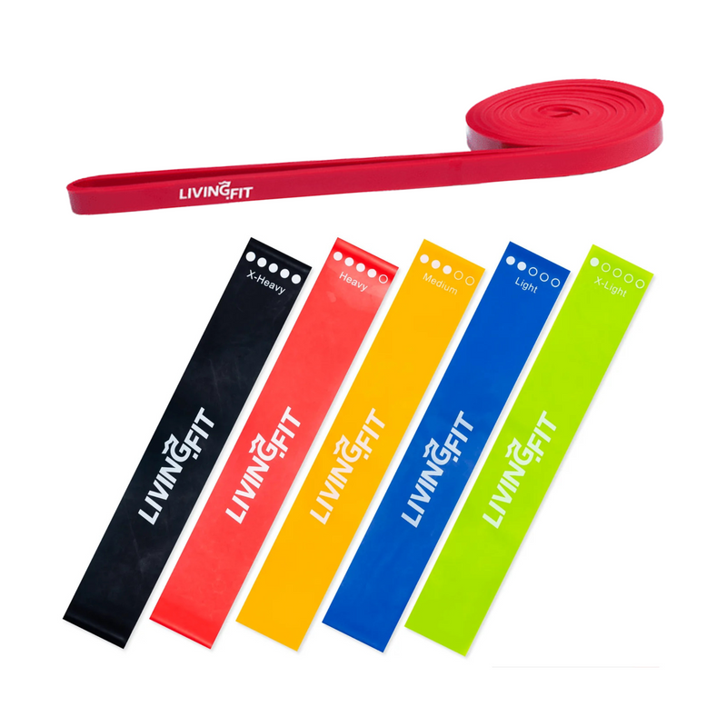 Load image into Gallery viewer, Living.Fit - Resistance Bands – Strength, Flexibility & Pull-Up Assistance