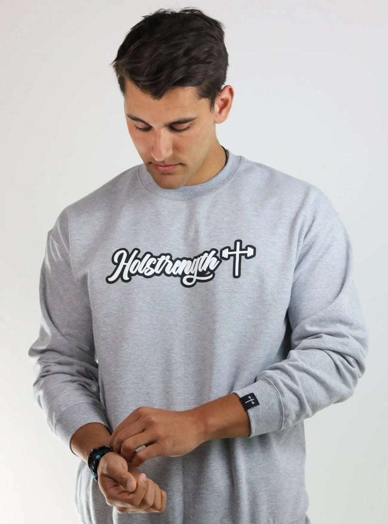 Load image into Gallery viewer, HolStrength - Puff Print Vintage Crew