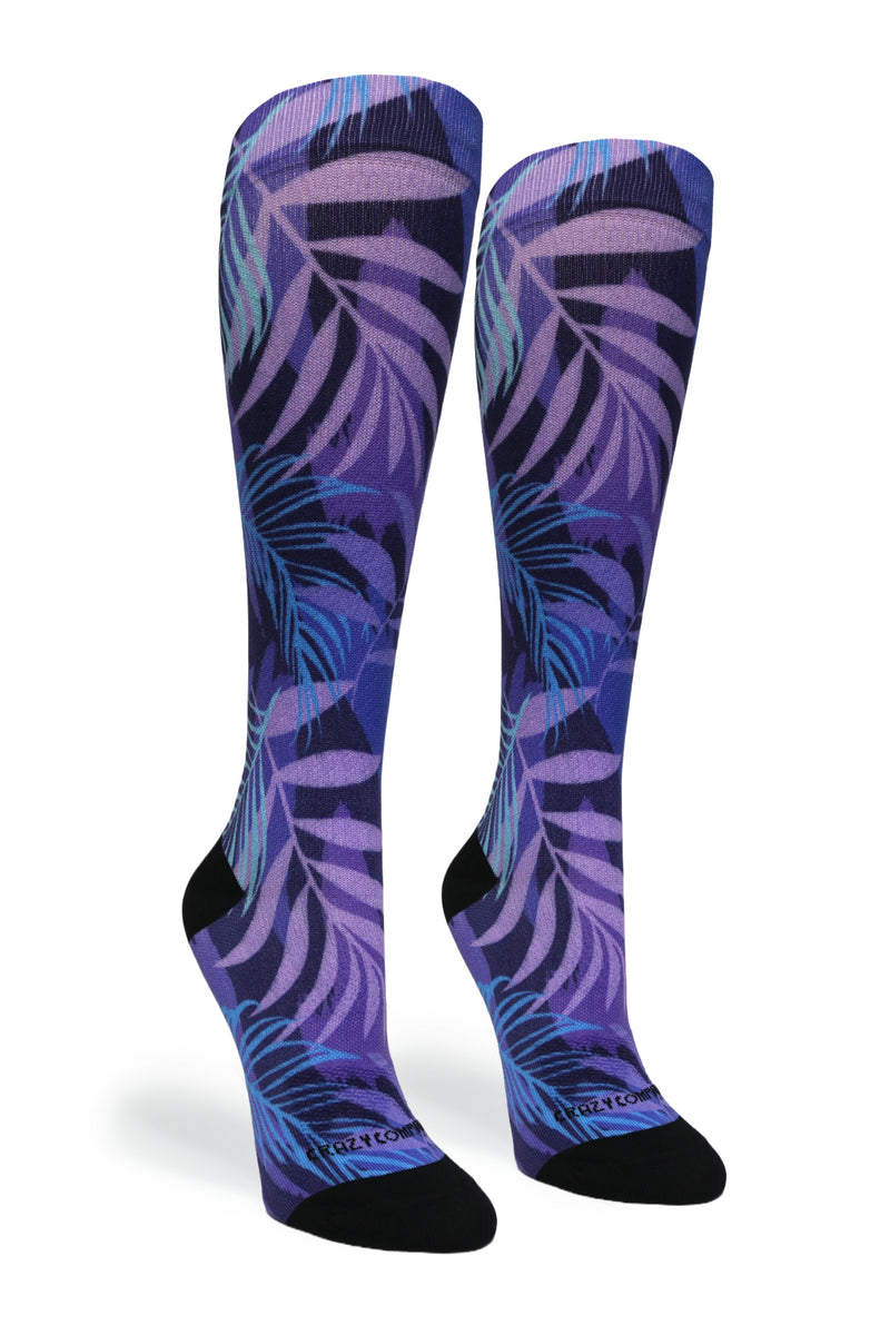 Load image into Gallery viewer, Crazy Compression - Purple Jungle - (Standard & Extra Wide)