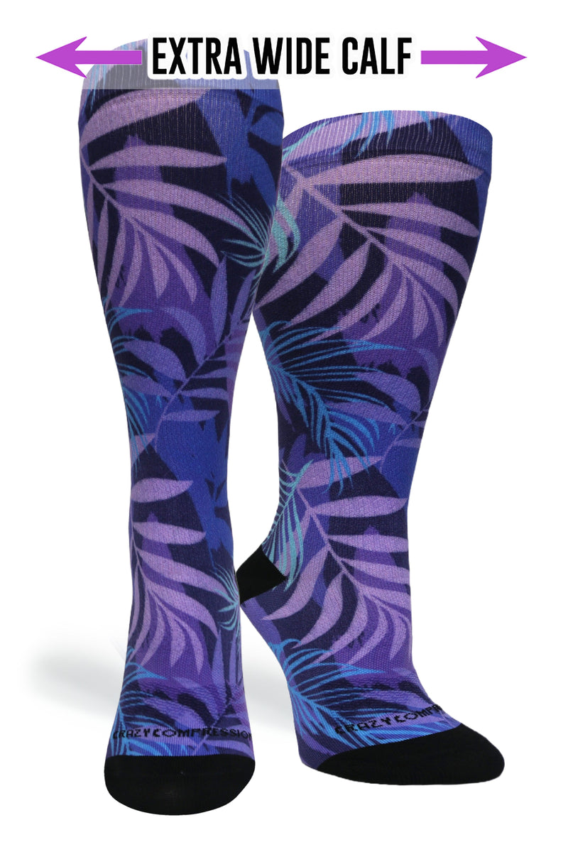 Load image into Gallery viewer, Crazy Compression - Purple Jungle - (Standard & Extra Wide)