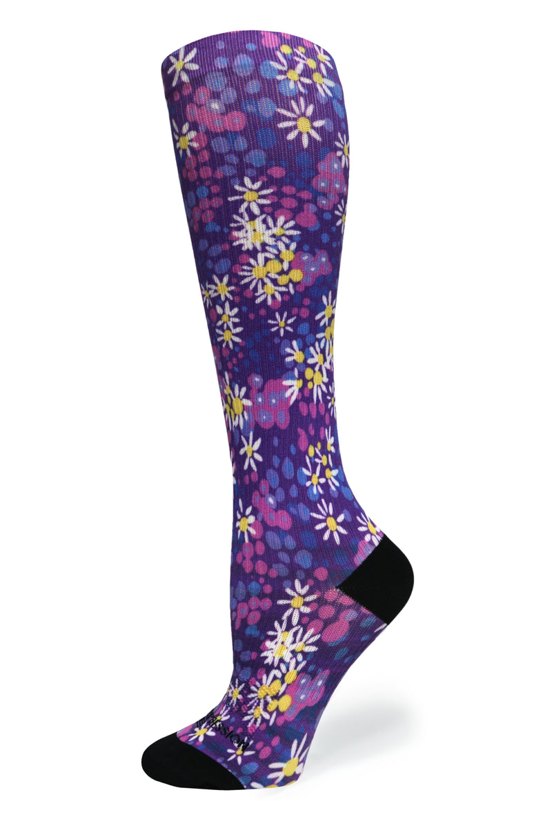 Load image into Gallery viewer, Crazy Compression - Purple Petals - (Standard & Extra Wide)