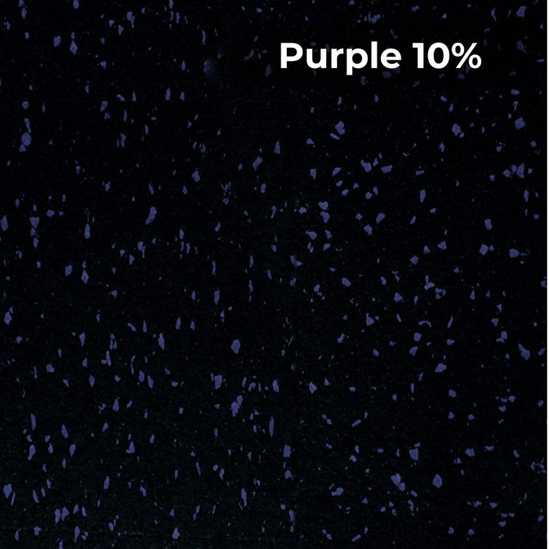 Load image into Gallery viewer, Purple 10% rubber flooring swatch