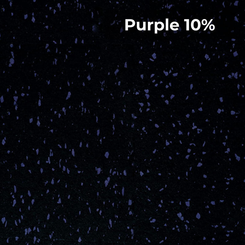 Load image into Gallery viewer, Purple 10% rubber flooring swatch