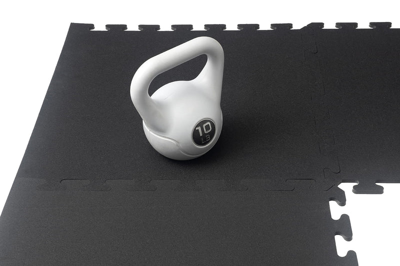 Load image into Gallery viewer, Interlocking Rubber Tiles with Straight Edges & Corners – USA-Made