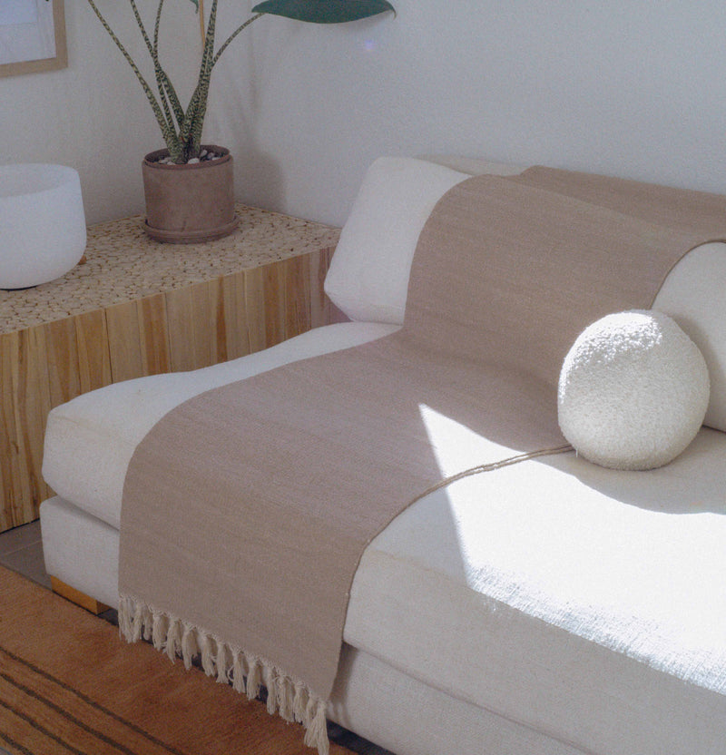 Load image into Gallery viewer, Oko Living - Organic Cotton Yoga Blanket - Naturally Dyed