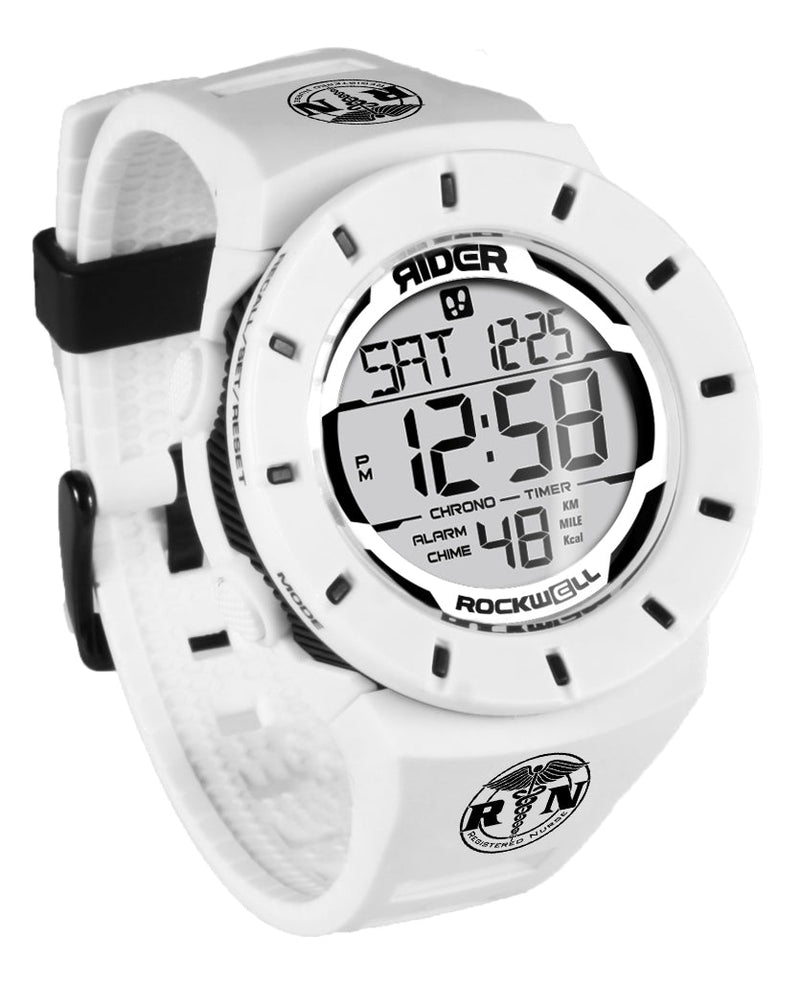 Load image into Gallery viewer, Rockwell Time - Coliseum Fit™ Forum - RN Edition (White/Black) Watch