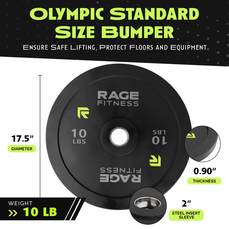 Load image into Gallery viewer, Rage Fitness - Bumper Plates
