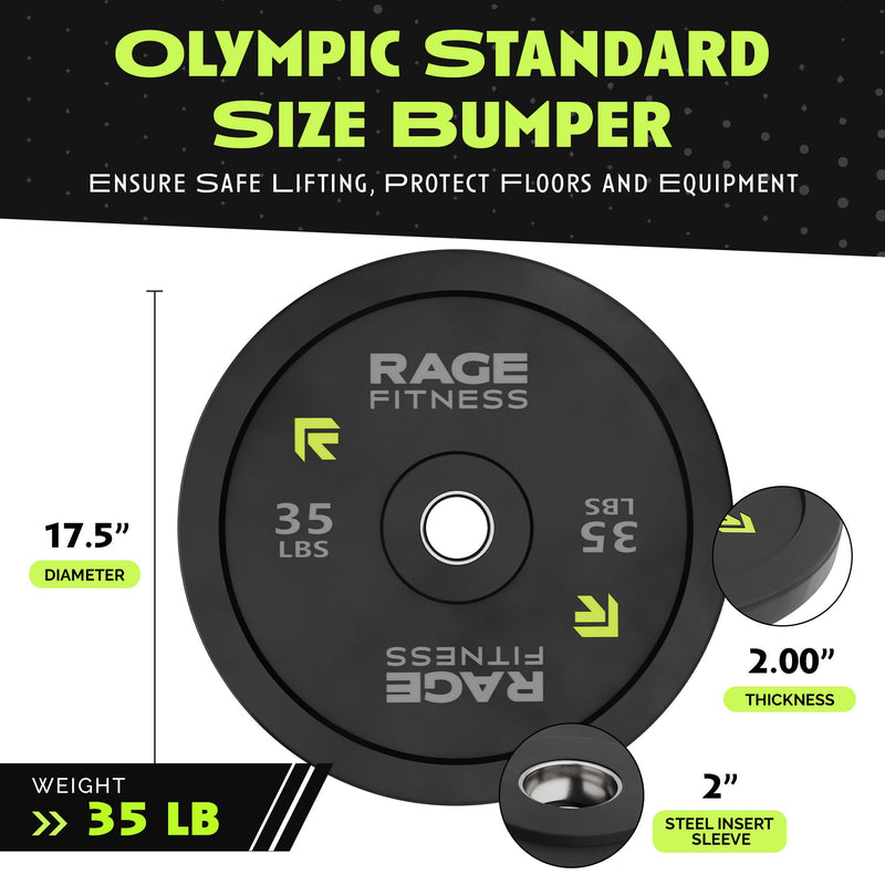 Load image into Gallery viewer, Rage Fitness - Bumper Plates