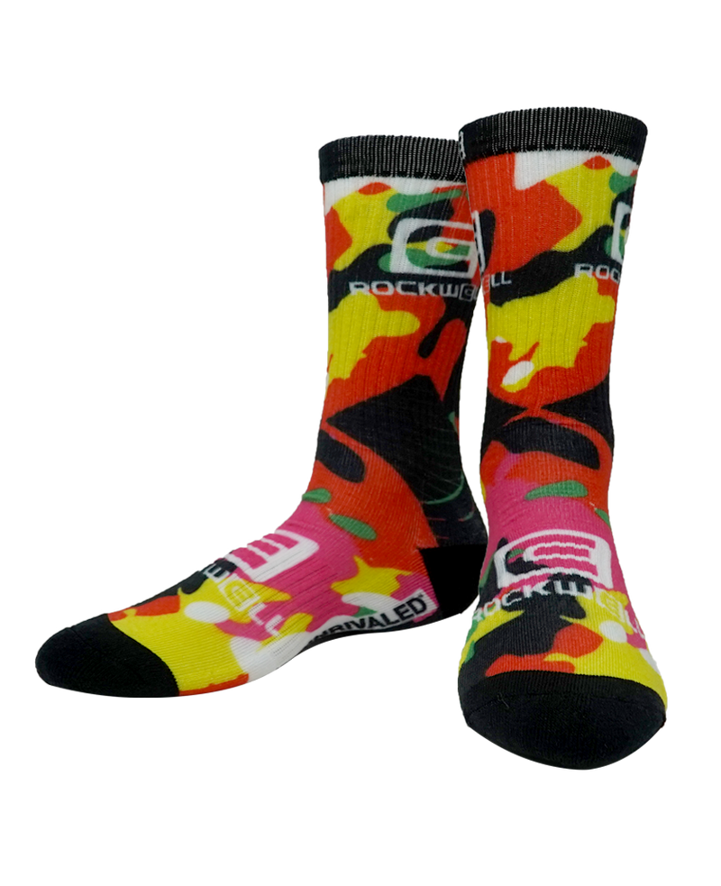 Load image into Gallery viewer, Rockwell Time - Red Camo Socks