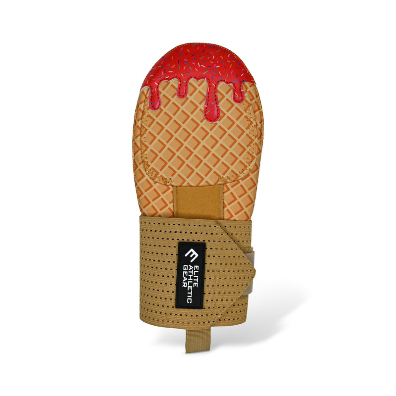 Load image into Gallery viewer, Elite Athletic Gear - Red ice cream sliding mitt