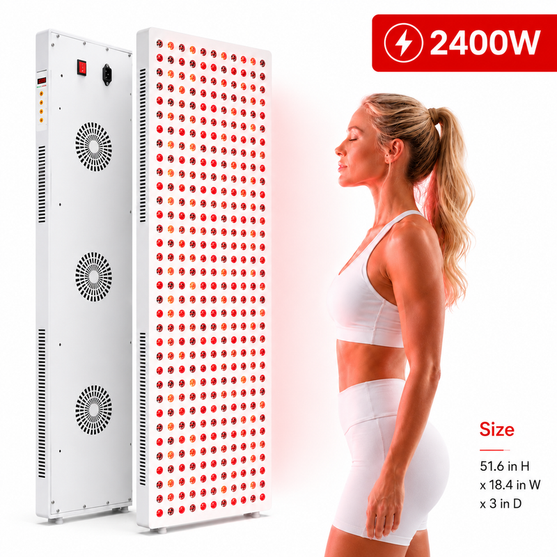 Load image into Gallery viewer, iReliev - Red Light & Near Infrared Therapy Panel, Full Body, 2400W - Red Light Therapy