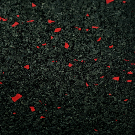 Interlocking Rubber Tiles with Straight Edges – 18 Inch Diameter, 5/16" (8mm) Thick, Made in the USA