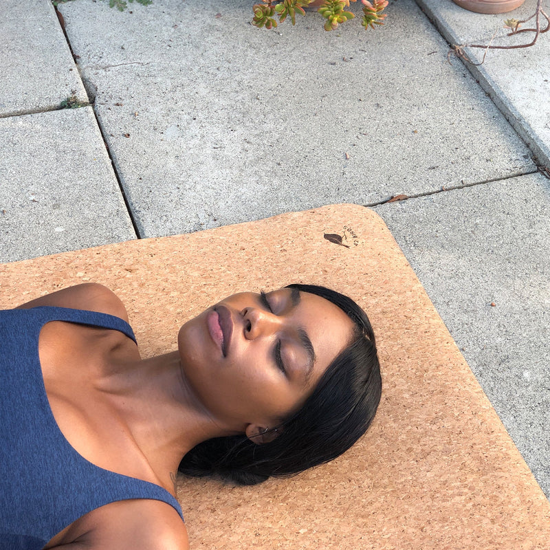 Load image into Gallery viewer, 42 Birds - Cork Lightweight Yoga Mat “The Robin”