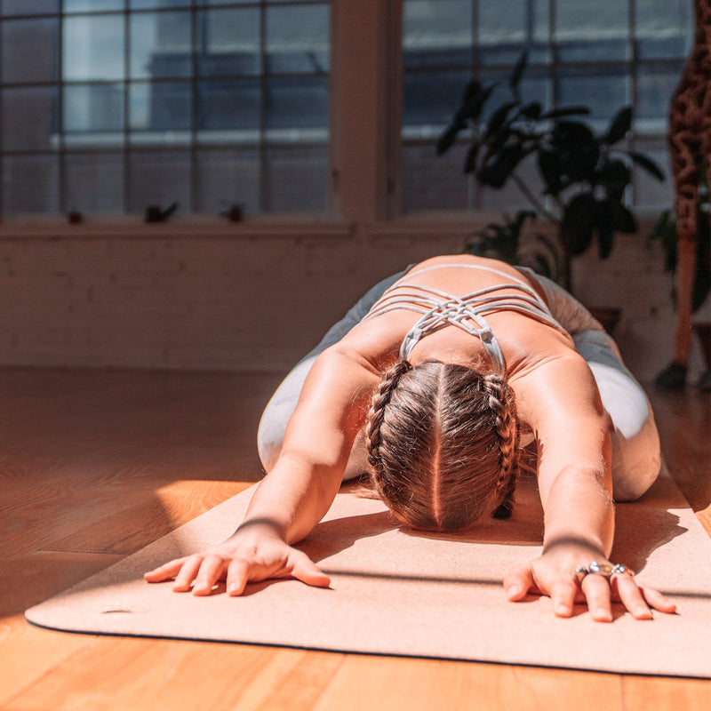 Load image into Gallery viewer, 42 Birds - Cork Lightweight Yoga Mat “The Robin”