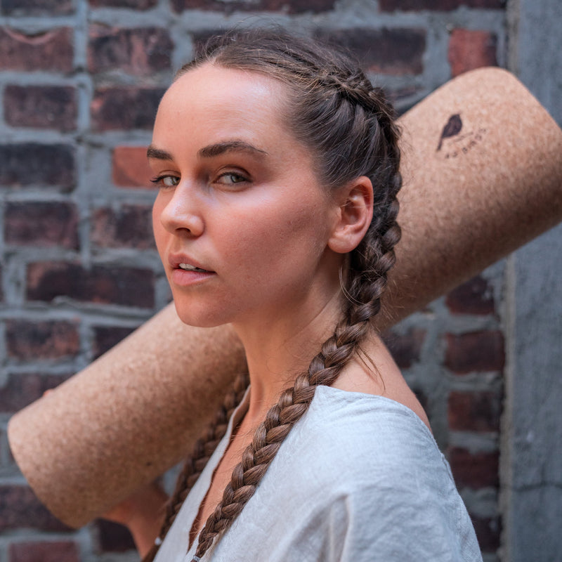 Load image into Gallery viewer, 42 Birds - Cork Lightweight Yoga Mat “The Robin”