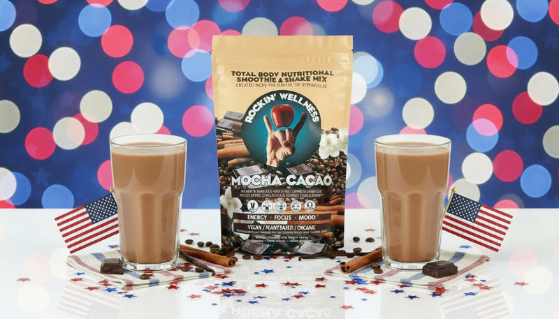 Load image into Gallery viewer, Rockin' Wellness - Mocha Cacao Nutritional Shake Mix - Rockin Wellness Daily Superfood & Coffee Blend
