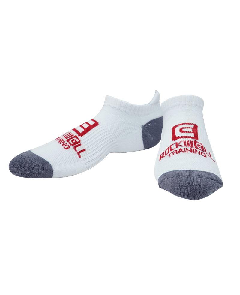 Load image into Gallery viewer, Rockwell Time - Rockwell Training White Ankle Socks