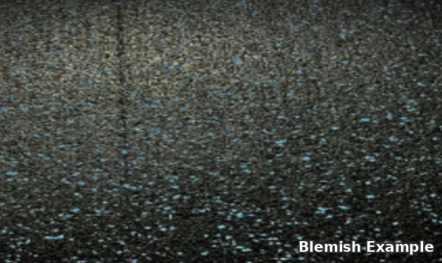 Load image into Gallery viewer, Rubber Tile with Blemish Example
