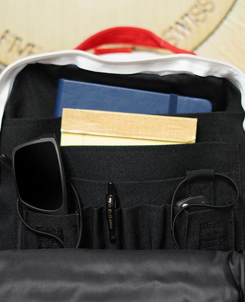 Load image into Gallery viewer, Rockwell Time - Ruck - 26 Liter Deluxe Backpack (Red White & Blue)