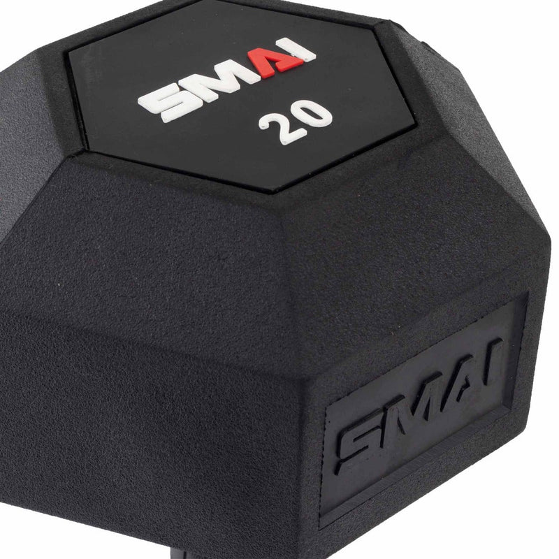 Load image into Gallery viewer, SMAI - Rubber Hex Dumbbells (Pair)