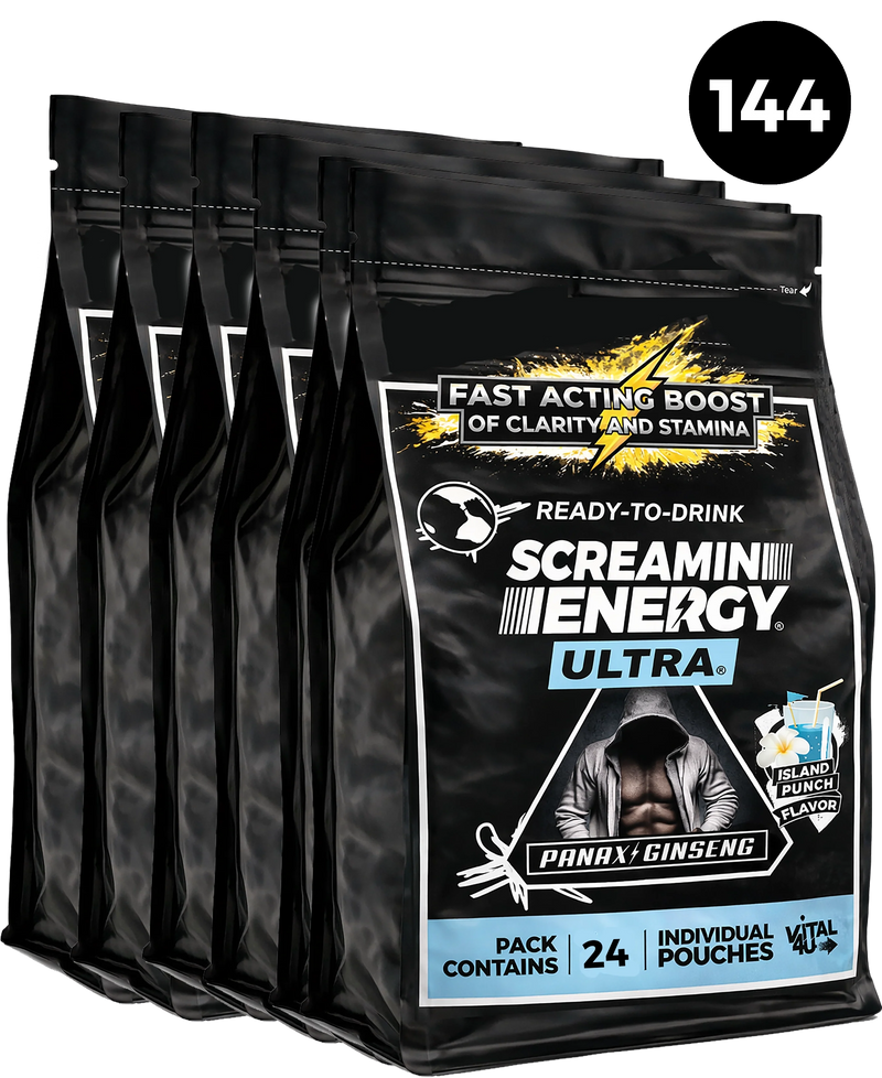 Load image into Gallery viewer, Vital 4U - Screamin Energy Ultra Island Punch - 144 Pack - $1.20 Each FREE SHIPPING