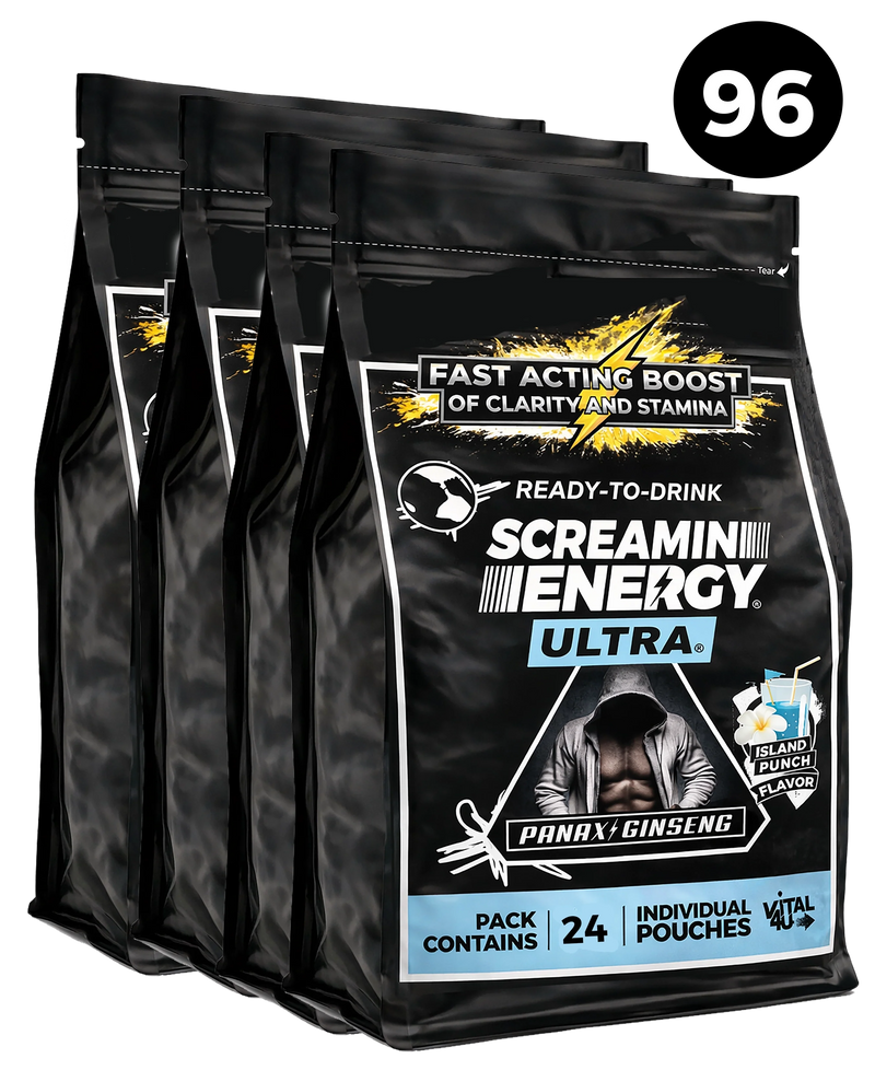 Load image into Gallery viewer, Vital 4U - Screamin Energy Ultra Island Punch - 96 Pack $1.35 Each FREE SHIPPING