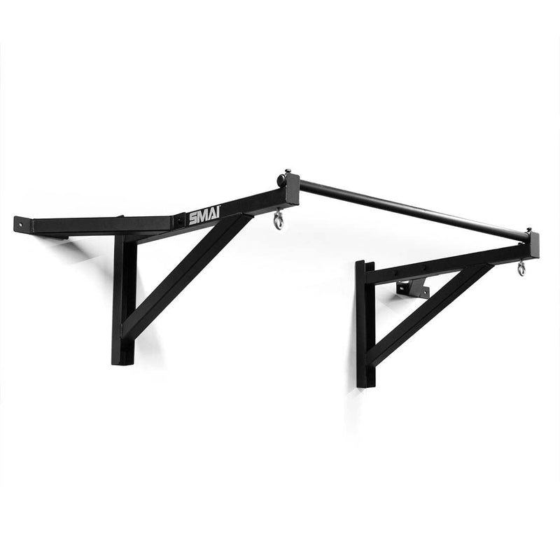 Load image into Gallery viewer, SMAI - Wall mounted chin up bar and bag bracket