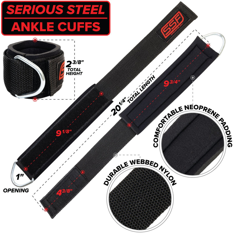 Load image into Gallery viewer, Serious Steel Fitness - Ankle Cuff