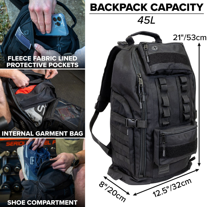 Load image into Gallery viewer, Serious Steel Fitness - Gym Backpack (45L)