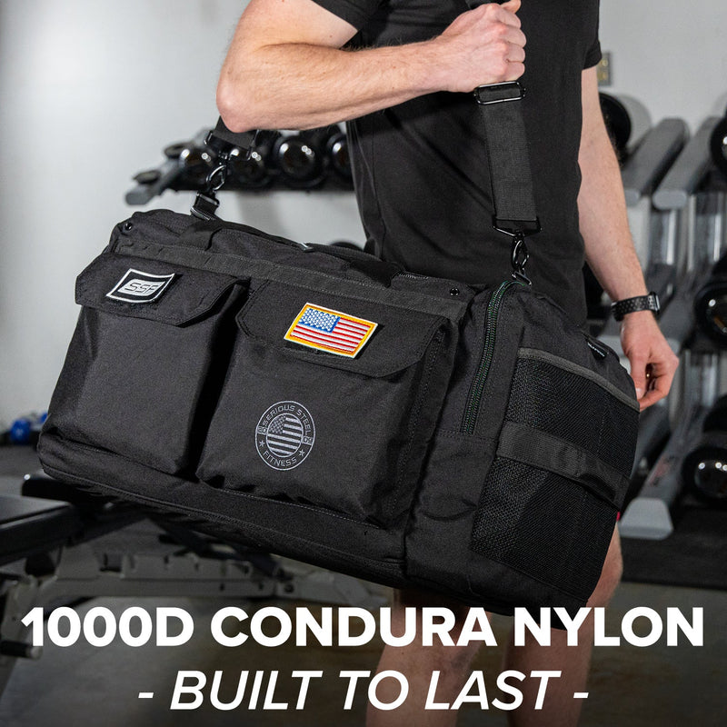 Load image into Gallery viewer, Serious Steel Fitness - Big Bud Duffel Bag (63L)