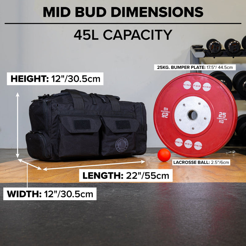 Load image into Gallery viewer, Serious Steel Fitness - Mid Bud Duffel Bag (45L)
