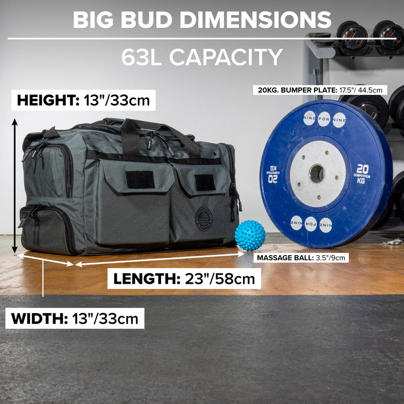 Load image into Gallery viewer, Serious Steel Fitness - Big Bud Duffel Bag (63L)