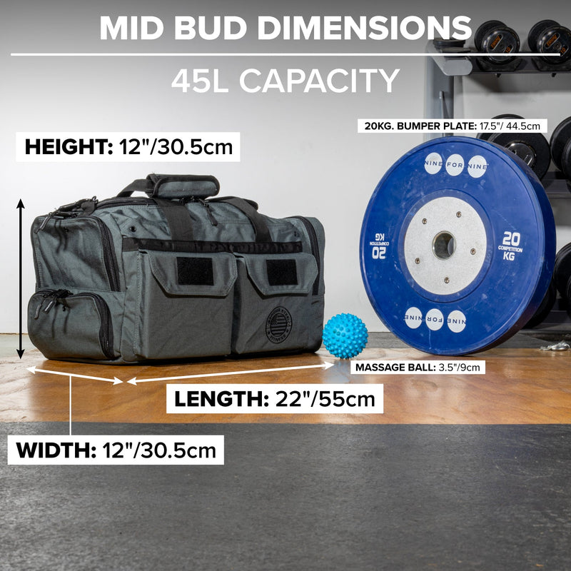Load image into Gallery viewer, Serious Steel Fitness - Mid Bud Duffel Bag (45L)