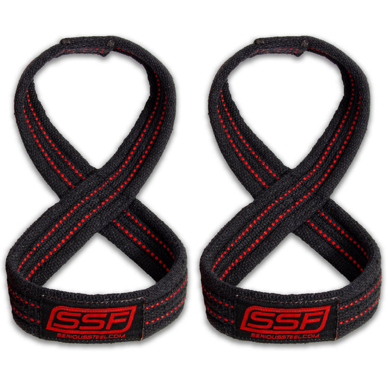 Load image into Gallery viewer, Serious Steel Fitness - Figure 8 Lifting Straps