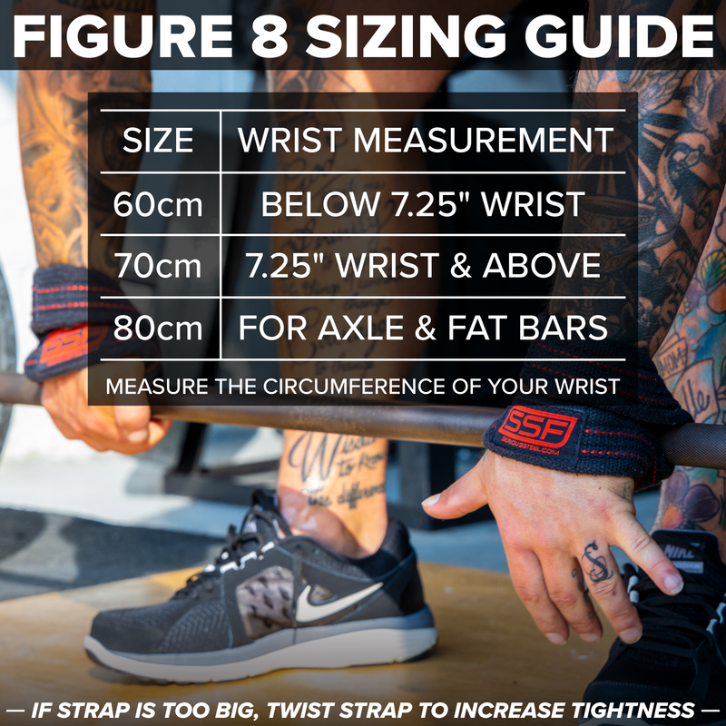 Load image into Gallery viewer, Serious Steel Fitness - Figure 8 Lifting Straps