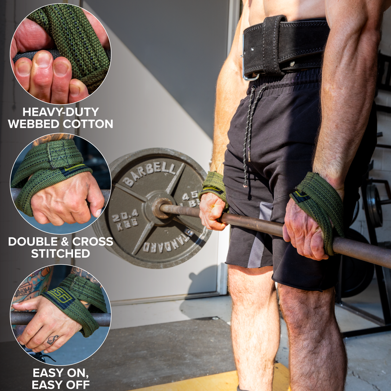 Load image into Gallery viewer, Serious Steel Fitness - Figure 8 Lifting Straps