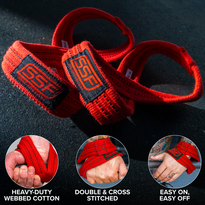 Load image into Gallery viewer, Serious Steel Fitness - Figure 8 Lifting Straps