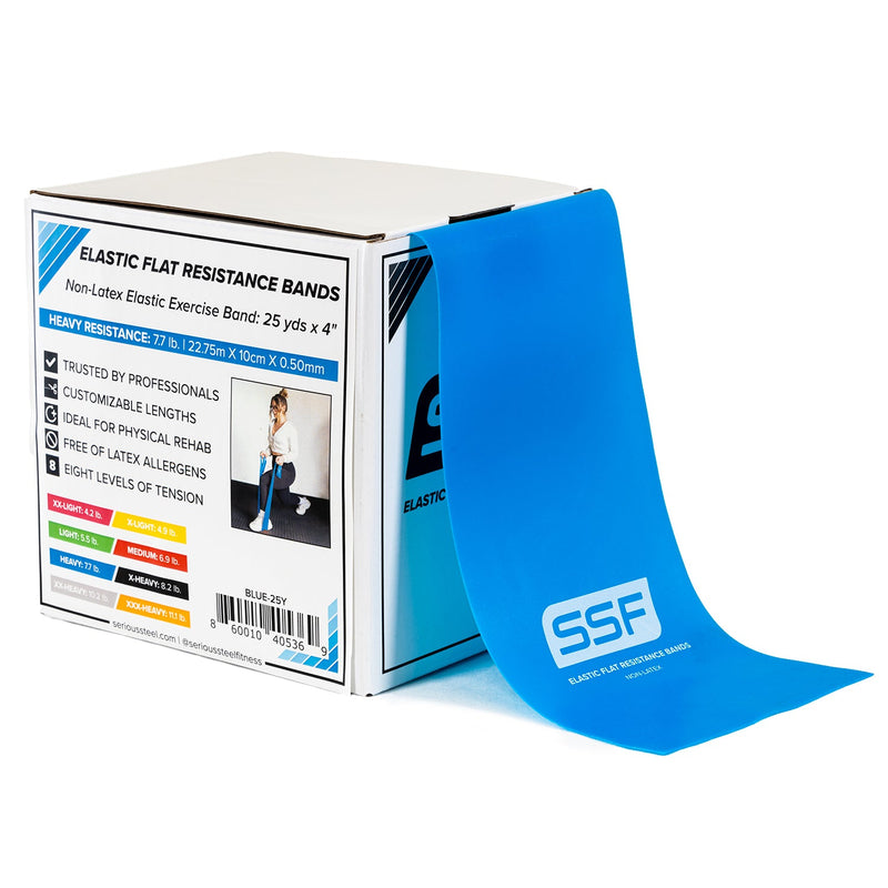 Load image into Gallery viewer, Serious Steel Fitness - Physical Therapy Exercise Bands - 4" x 25 Yards