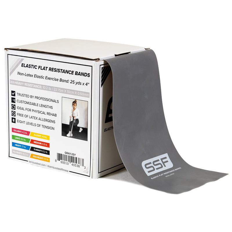 Load image into Gallery viewer, Serious Steel Fitness - Physical Therapy Exercise Bands - 4" x 25 Yards
