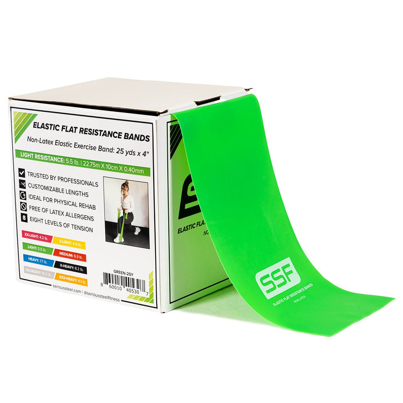 Load image into Gallery viewer, Serious Steel Fitness - Physical Therapy Exercise Bands - 4" x 25 Yards