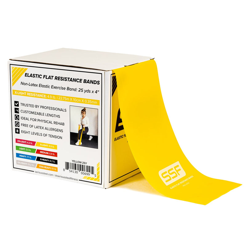 Load image into Gallery viewer, Serious Steel Fitness - Physical Therapy Exercise Bands - 4" x 25 Yards