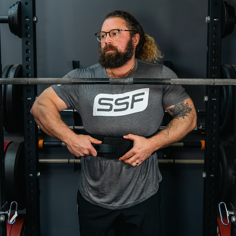 Load image into Gallery viewer, Serious Steel Fitness - Lever Powerlifting Belt (10mm)