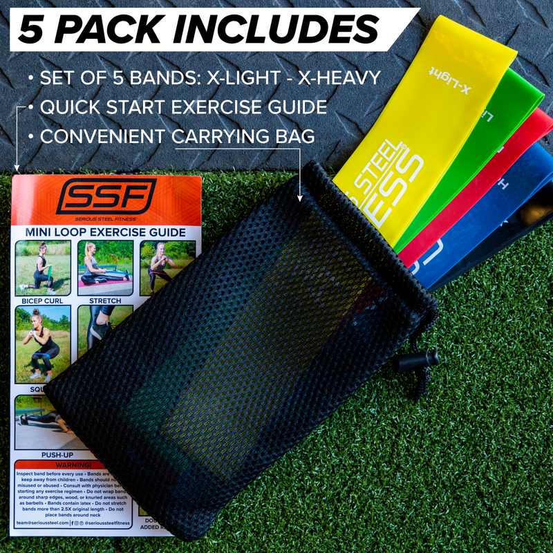 Load image into Gallery viewer, Serious Steel Fitness - Mini Loops Resistance Bands
