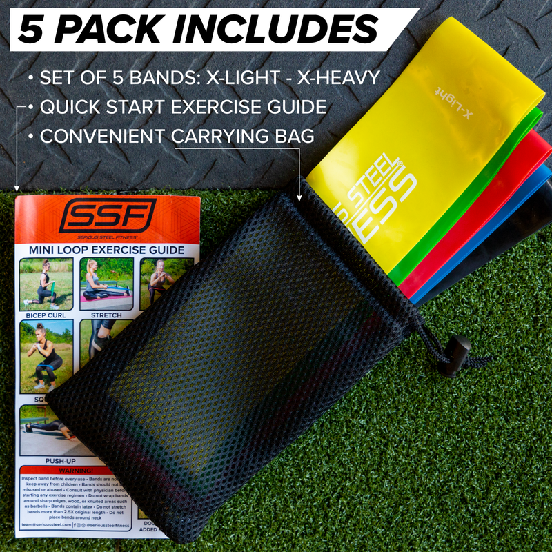 Load image into Gallery viewer, Serious Steel Fitness - Mini Loops Resistance Bands