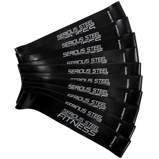 Serious Steel Fitness - Mini Loops Resistance Bands- 10 Pack