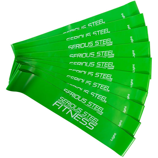Serious Steel Fitness - Mini Loops Resistance Bands- 10 Pack