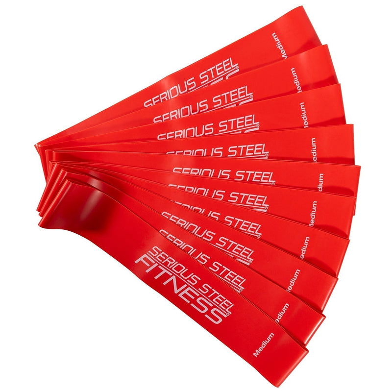 Load image into Gallery viewer, Serious Steel Fitness - Mini Loops Resistance Bands- 10 Pack