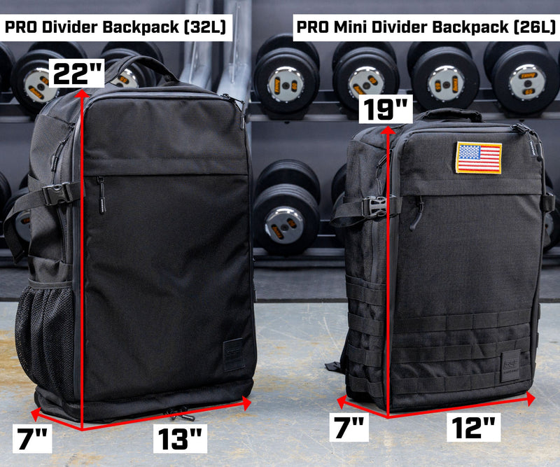 Load image into Gallery viewer, Serious Steel Fitness - PRO Mini Divider Backpack (26L)