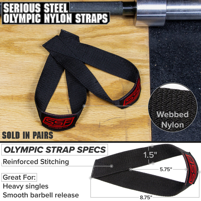 Load image into Gallery viewer, Serious Steel Fitness - Olympic lifting straps