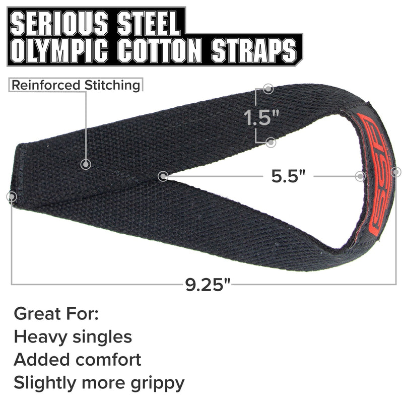 Load image into Gallery viewer, Serious Steel Fitness - Olympic lifting straps